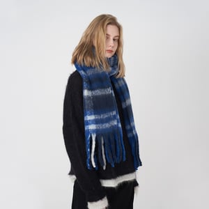 1 stuk dagelijkse geruite polyester dames wintersjaals h5 Afbeelding4