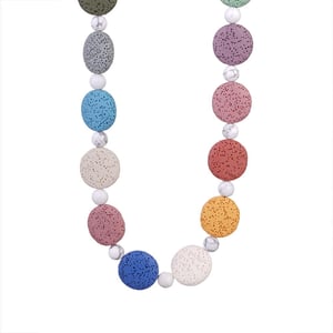 1 Piece Colorful Series White Turquoise Women's Beaded Necklaces h5