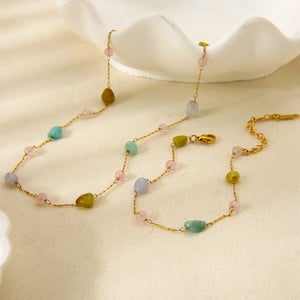 1 Piece Irregular Shape Chain Stainless Steel  Jewelry Sets h5 Picture2