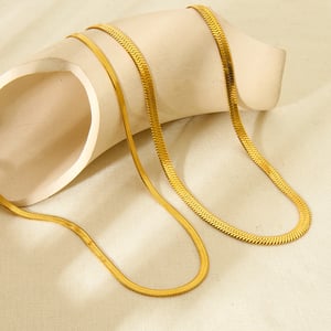 Simple Series Daily Chain Stainless Steel  Unisex Basic Necklaces h5 Picture4