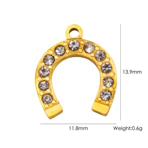 18K Gold Plated Stainless Steel Pendants Heart Retro Daily Classic Series Women's jewelry h5