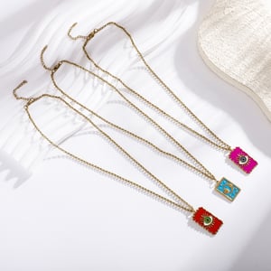 1 Piece Classic Tarot Stainless Steel Gold Color Women's Pendant Necklaces h5 Picture3