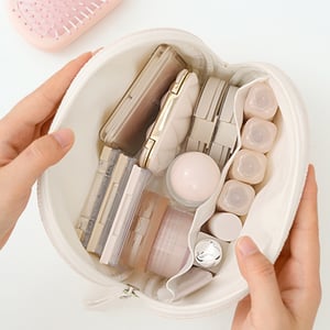 1 Piece Simple Solid Color Makeup Bag h5 Picture4