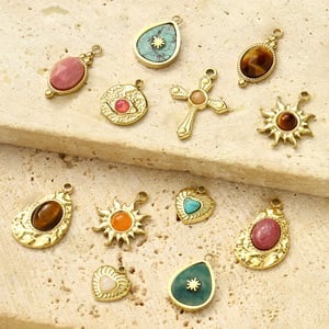 1 Piece Classic Droplet Natural Stones Women's Pendants h5 Picture3