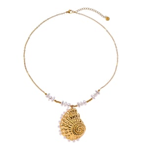 1 pezzo di collana con ciondolo da donna in acciaio inossidabile con motivo &quot;Vacanza romantica&quot; h5 Immagine5