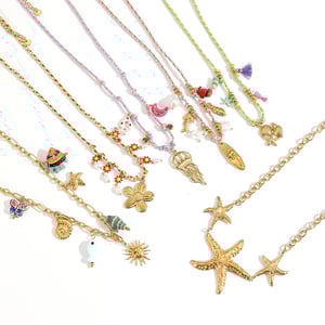 1 Piece Oceanic Stainless Steel Gold Color Pendant Necklace h5 Picture3