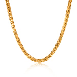 1 Piece Daily Chain Stainless Steel  Gold Color  Women's Chain Necklaces h5