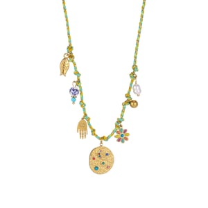 1 Piece Vivid Flower Stainless Steel Gold Color Women's Pendant Necklaces h5 