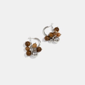1 Pair Resin Beads Drop Earrings h5