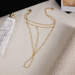 1 Piece Minimalist Daily Lines Stainless Steel Gold Color Women's Chain Bracelets h5 Picture5