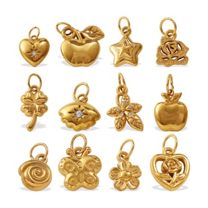 1 Piece Stainless Steel Gold Color DIY Pendant h5 Picture5