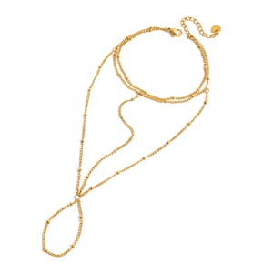 1 Piece Minimalist Daily Lines Stainless Steel Gold Color Women's Chain Bracelets h5