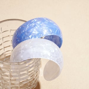 1 Piece Simple Series Casual Plaid Acrylic Women's Cuff Bracelets h5 Picture3