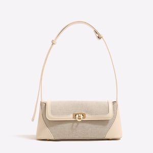 1 Piece Retro Mixed Color Canvas Women's Shoulder Bags h5
