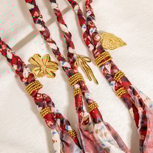 1 Piece Tylish Scarf With Stainless - Steel Buttons  Women's Long Necklaces h5 Picture6