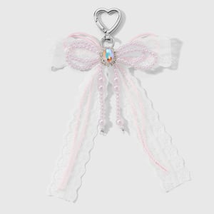 1 Piece Sweet Beaded Bow Knot Bag Charm h5 Picture9