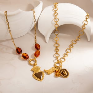 1 Piece Simple  Casual Irregular Shape Heart Stainless Steel  Women's Pendant Necklaces h5 Picture4