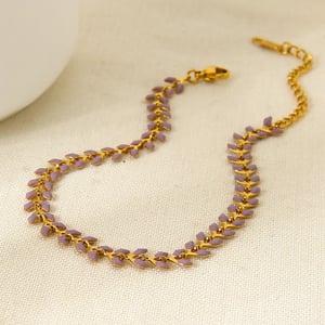 1 Piece Simple Daily Chain Rectangle Stainless Steel Women's Chain Bracelets h5 Picture3