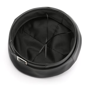 1 Piece Retro Elegant Solid Color PU Beret h5 Picture4