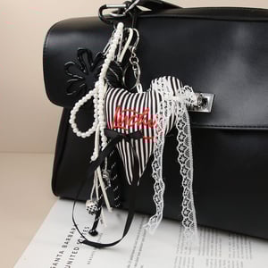 1 Piece Romantic Series Cute Heart Polyester Women's Bag Charms h5 Picture5