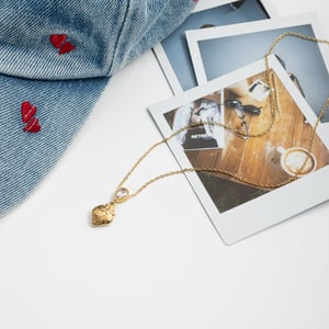 1 Piece Sweet Droplet Strawberry Stainless Steel Gold Color Women's Pendant Necklaces h5 Picture7