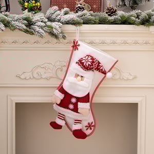 1 Piece Cute Christmas Decorative Stocking h5