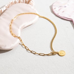 1 Stück einfache Figur Edelstahl Gold Farbe Damen Anhänger Halsketten h5 Bild6