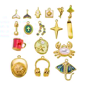 1 Piece  DIY Cute Irregular Shape Animal Stainless Steel  Women's Pendants h5 Picture5