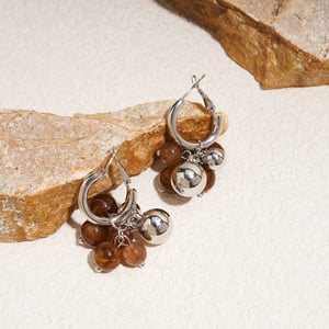 1 Pair Resin Beads Drop Earrings h5 Picture5
