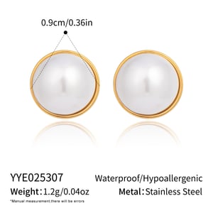 Daily Circle Stainless Steel Gold Color Women's Jewelry Sets h5