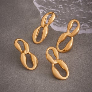1 Pair Minimalist Stainless Steel Women's Stud Earrings h5 Picture5