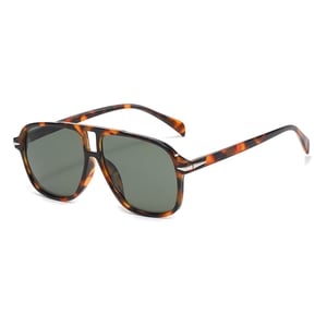 1 Pair Brown Fashion Retro Aviator Women's Sunglasses h5 Picture3