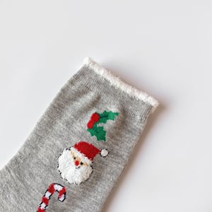 1 Pair Cotton Classic  Lovely Santa Claus Women's Mid-Calf  Socks h5 Picture4
