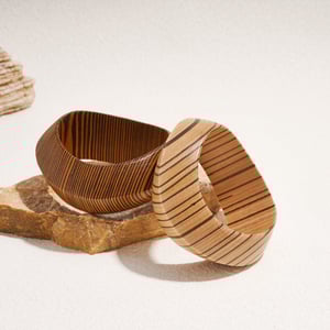 1 Piece Wood Statement Bangle h5 Picture5
