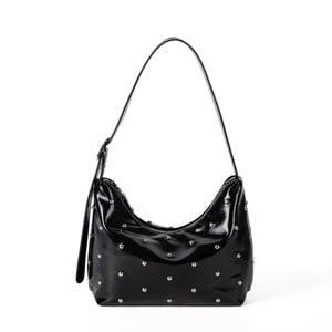 1 Piece Simple Series Casual Solid Color Rivet PU Women's Handbags h5 Picture2