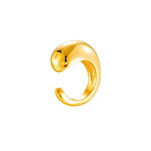 1 Piece Copper Gold Color Zircon Ear Cuffs h5 