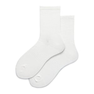 Soft Solid -Color Vertical Striped Women's  Mid-Calf Socks h5