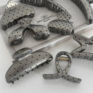 1 Piece Simple Series Casual Polka Dots Resin Women's Hair Clips h5 Picture4