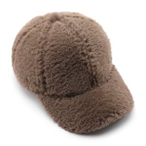 1 Piece Casual Solid Color Plush Baseball Cap h5 Picture4