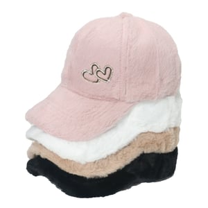 1 Piece Heart Plush Women's Hat h5 Picture2