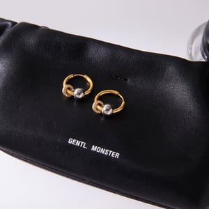 1 Pair Classic Mixed Gold&Silver Colors Stainless Steel Women's Hoop Earrings h5 Picture5