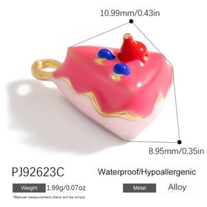 1 Piece Romantic Series Elegant Irregular Shape Cartoon Alloy Women's Pendants h5 Picture2