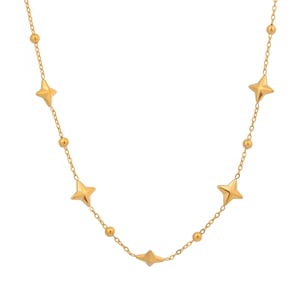 1 Piece Stars Stainless Steel Gold Color Chain Necklace h5 Picture6