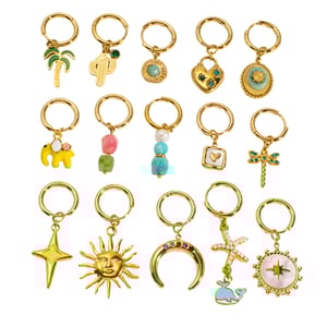 1 Piece Romantic Series Sweet Flower Sun Plant Stainless Steel Women's Drop Earrings h5 Picture3