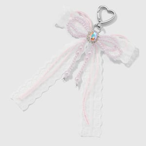 1 Piece Sweet Beaded Bow Knot Bag Charm h5 Picture10