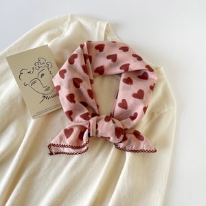 1 Piece Romantic Heart Cotton Women's Bandana h5 Picture2