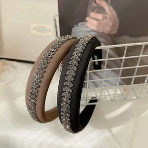 1 Piece Luxurious Elegant Solid Color  Women's Hair Bands h5 Picture2