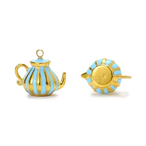 1 Piece Cute Dessert Stainless Steel Gold Color Women's Pendants h5