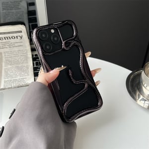 Iphone17 Parlak Mat İçi Boş Yılan Desenli Telefon Kılıfı h5