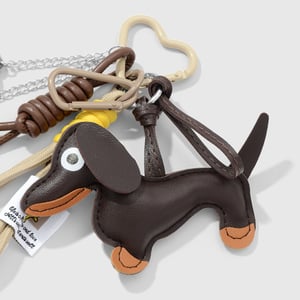 1 Stück süßer Hundetaschenanhänger aus Leder h5 Bild4